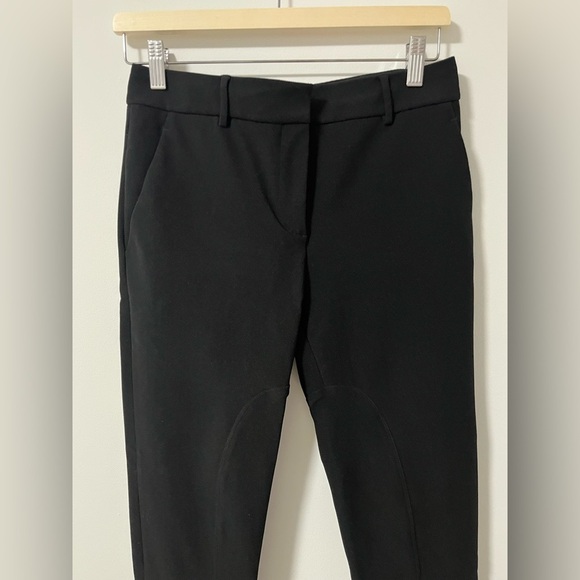 Burberry Black Skinny Trousers Crop with Zippers Riding - Picture 14 of 14